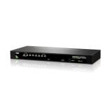 ATEN - CS1308 interruptor KVM Montaje en rack Negro
