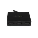 StarTech.com - Hub MST de 3 Puertos DisplayPort 1.2 - Divisor Splitter DP de 3 Monitores - Adaptador DP a 2x DisplayPort 4K 30Hz