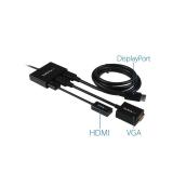 StarTech.com - Hub MST de 3 Puertos DisplayPort 1.2 - Divisor Splitter DP de 3 Monitores - Adaptador DP a 2x DisplayPort 4K 30Hz