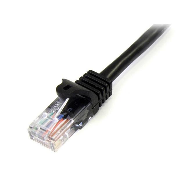 StarTech.com - 45PAT5MBK cable de red Negro 5 m Cat5e U/UTP (UTP)