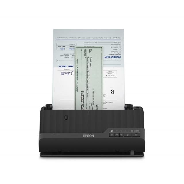 Epson - ES-C320W ADF + escáner alimentado por hojas 600 x 600 DPI A4 Negro