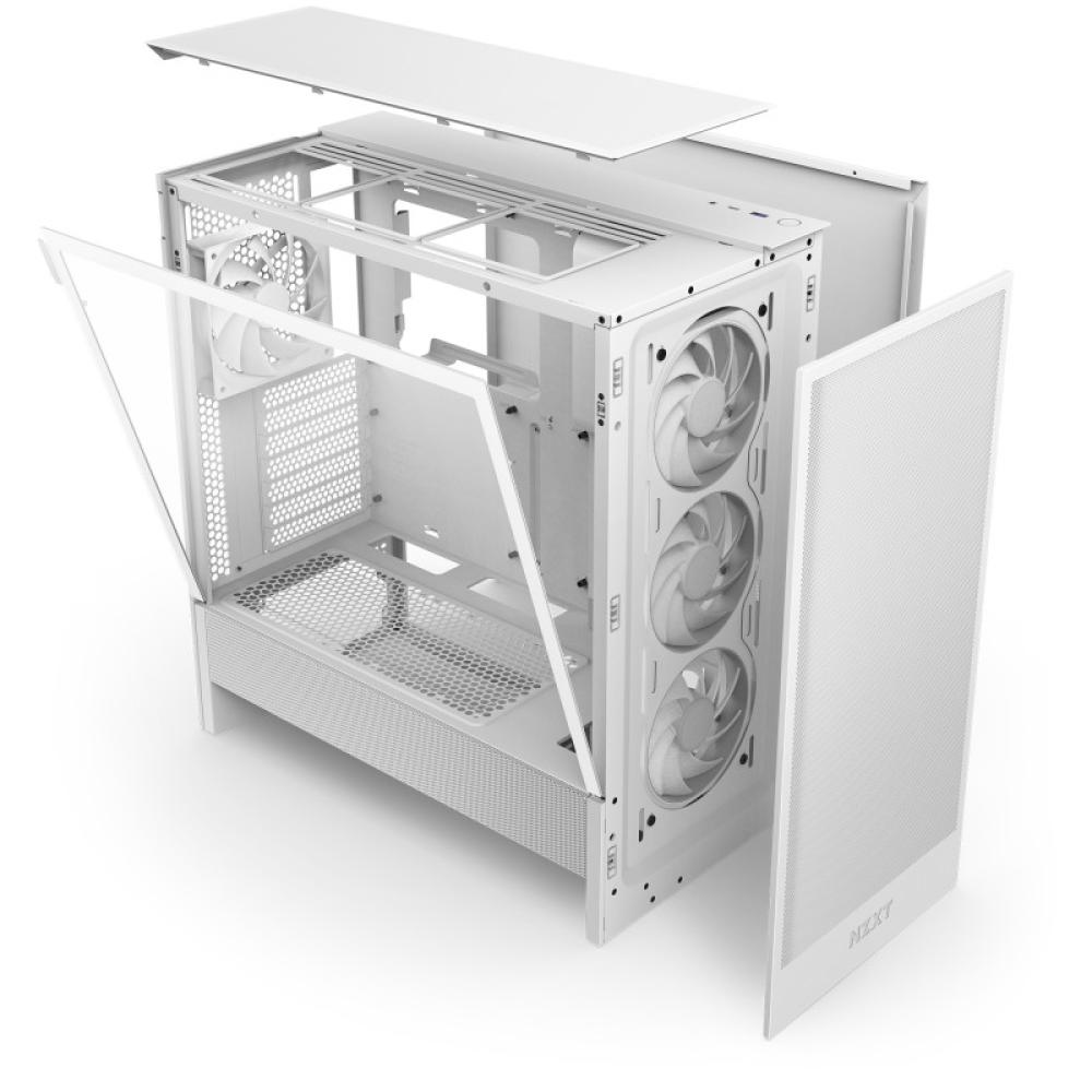 NZXT - H5 Flow RGB Midi Tower Blanco