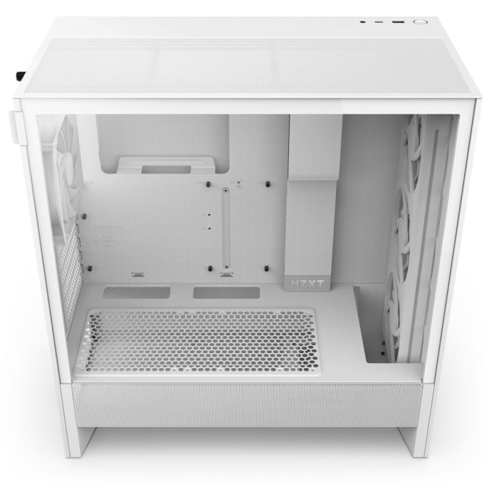 NZXT - H5 Flow RGB Midi Tower Blanco