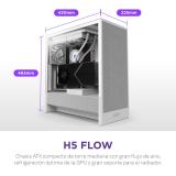 NZXT - H5 Flow Midi Tower Blanco