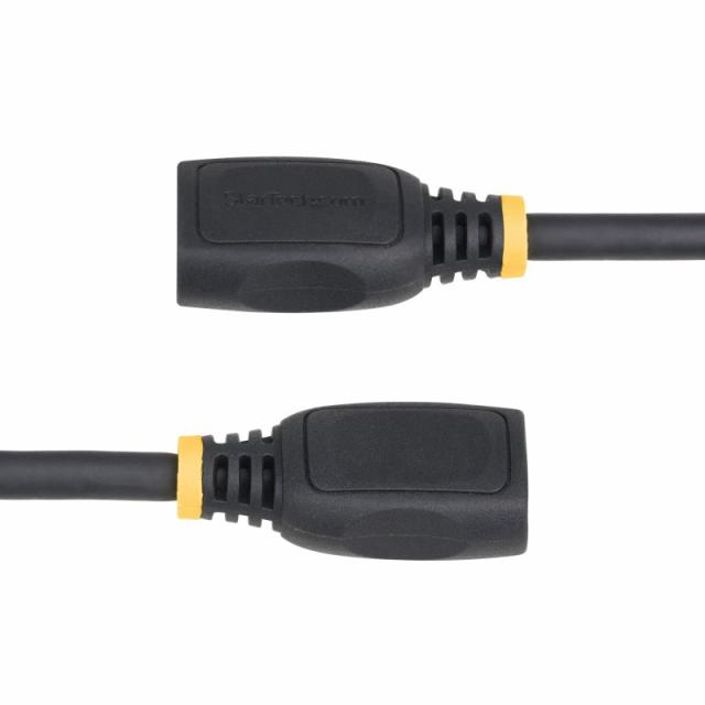 StarTech.com - Cable HDMI 2.0 de Extensión Alargador de 3ft (1m) - Cable HDMI de Alta Velocidad Ahorrador de Puertos - 4K 60Hz -