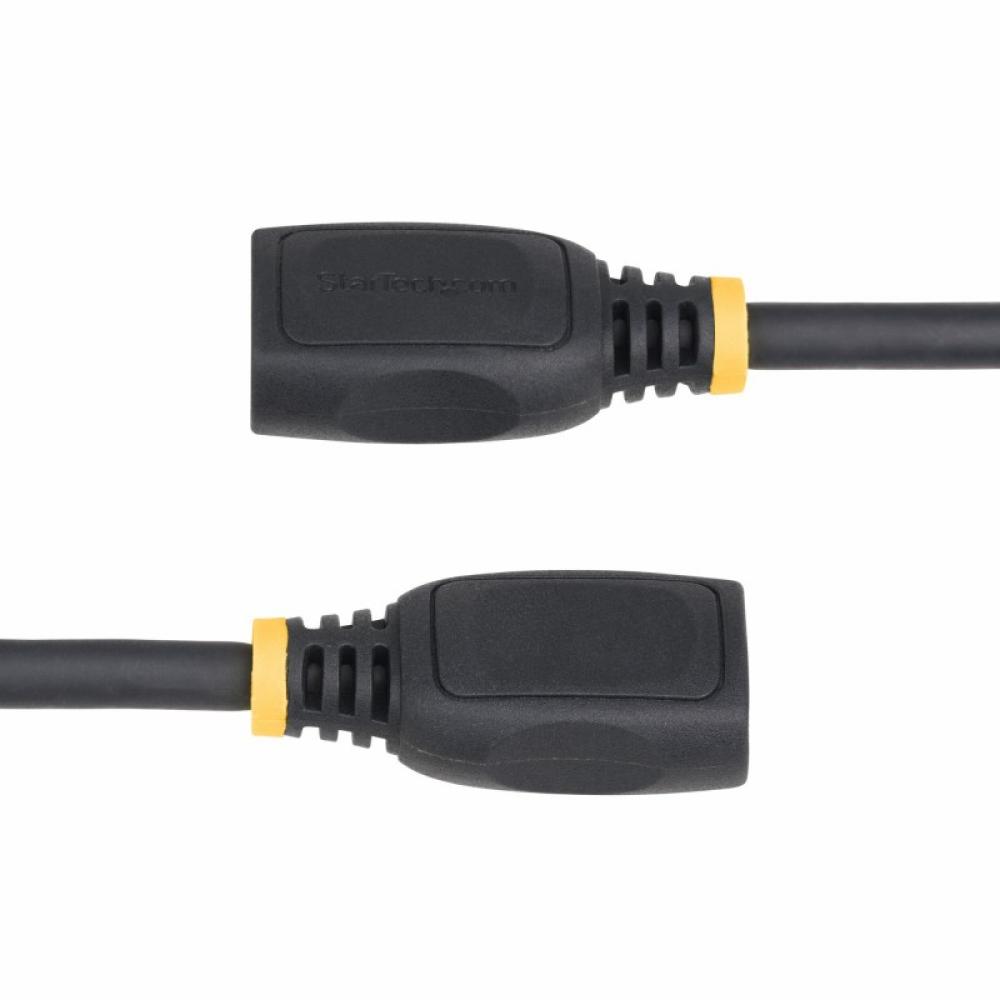 StarTech.com - Cable HDMI 2.0 de Extensión Alargador de 3ft (1m) - Cable HDMI de Alta Velocidad Ahorrador de Puertos - 4K 60Hz -