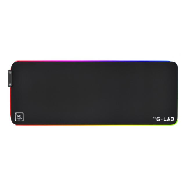 The G-Lab - Pad Rubidium Alfombrilla de ratón para juegos Negro