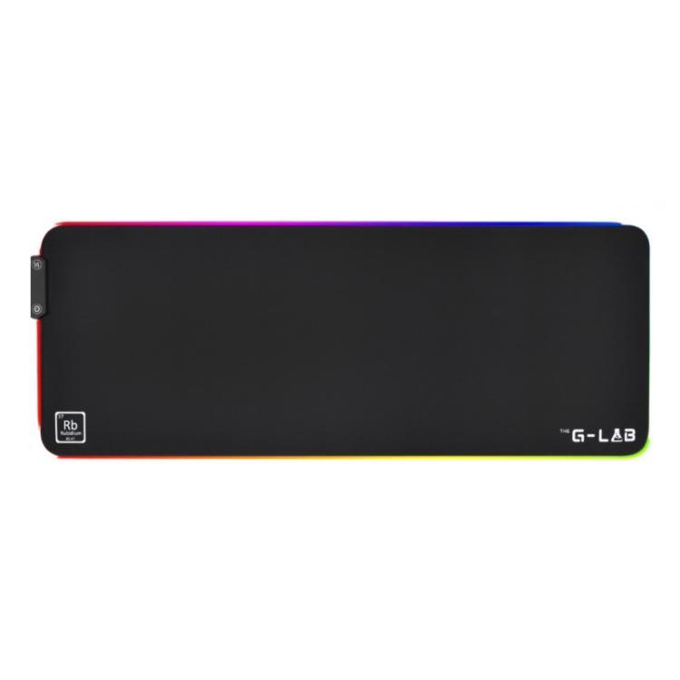 The G-Lab - Pad Rubidium Alfombrilla de ratón para juegos Negro