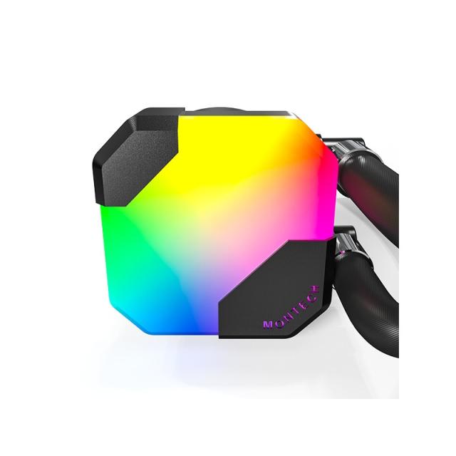 Montech - HyperFlow ARGB 240 Procesador Sistema de refrigeración líquida todo en uno 12 cm Negro 1 pieza(s)