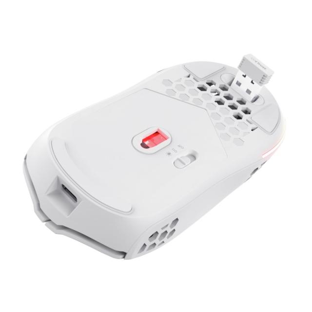 Trust - GXT 929 Helox ratón Juego mano derecha RF inalámbrico Óptico 4800 DPI - 25390
