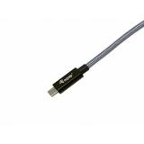 Equip - 128423 Cable USB 3.2 Gen 2x2 C a conector C U, 3,0 m, negro, M/M, PD240W, 4K/60 Hz, 20 Gbps
