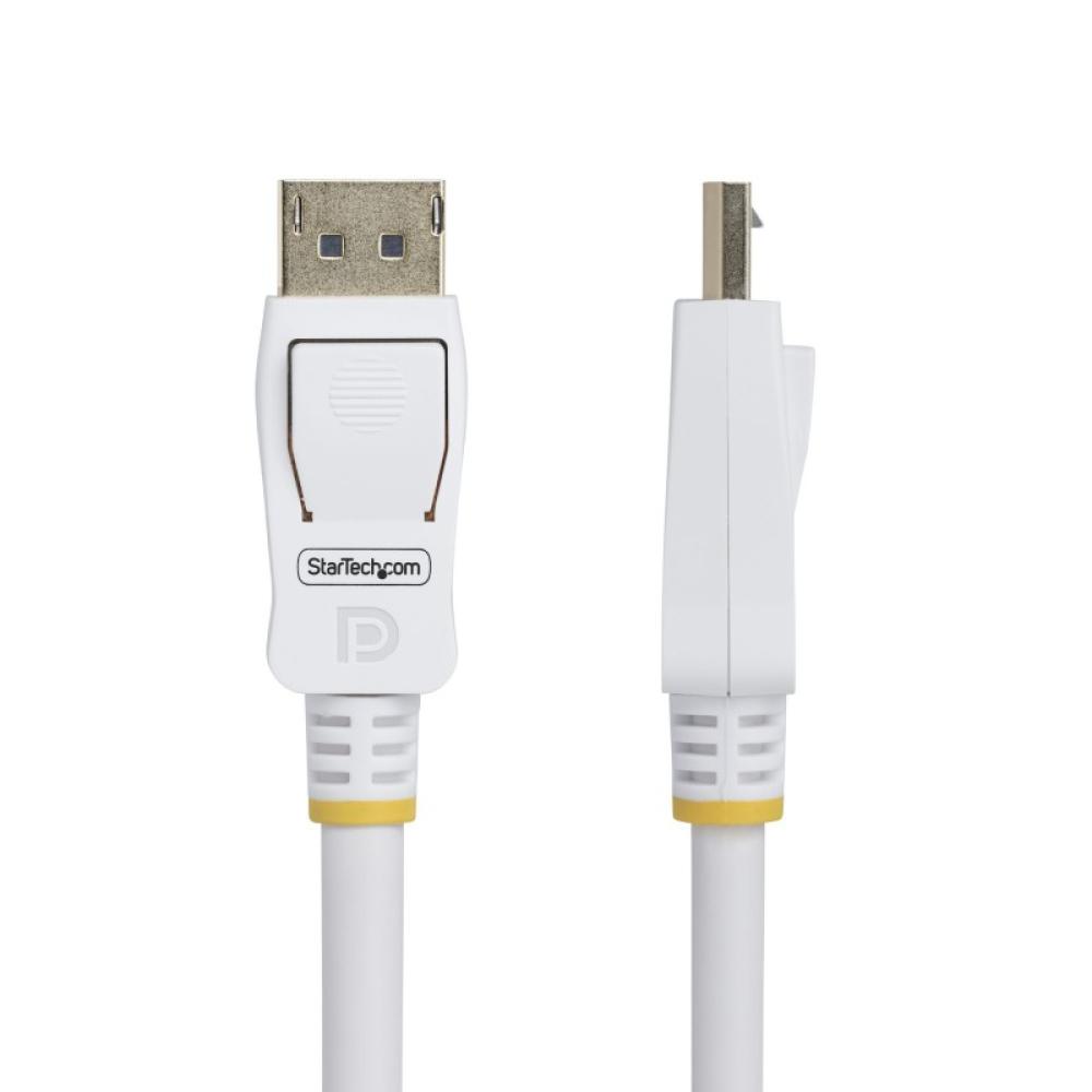 StarTech.com - Cable DisplayPort 1.2 Certificado VESA Blanco de 1,8m - Cable DP 1.2 para Monitor - 4K 60Hz - 21,6Gbps - con Pest