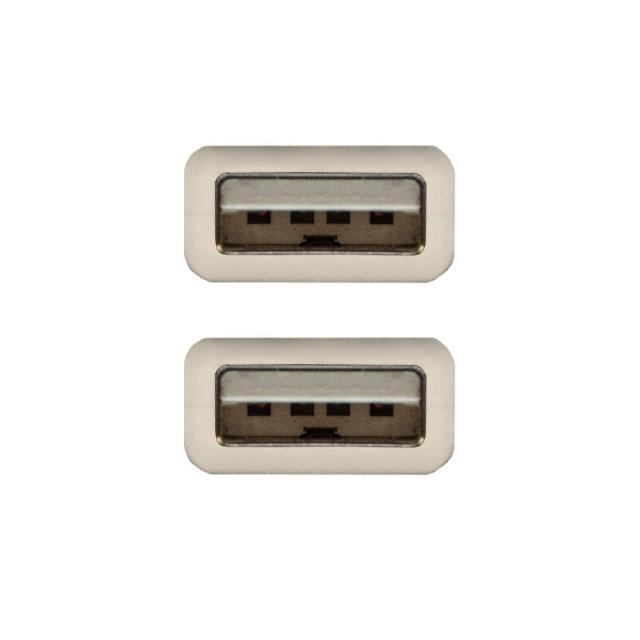 Nanocable - CABLE USB 2.0, TIPO A/M-A/M, 2.0 M