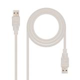 Nanocable - CABLE USB 2.0, TIPO A/M-A/M, 2.0 M