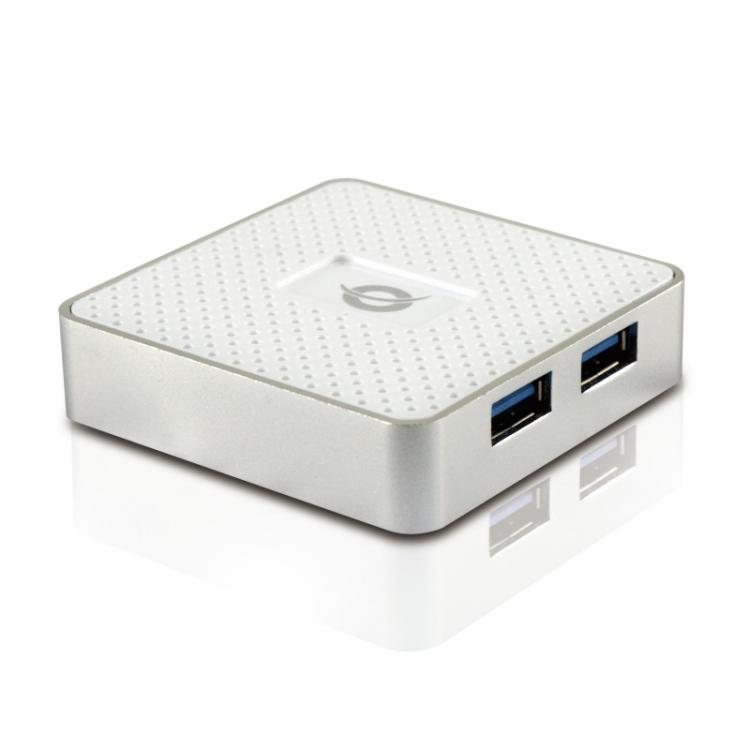 Conceptronic - HUBBIES03W USB 3.2 Gen 1 (3.1 Gen 1) Type-A 5000 Mbit/s Blanco