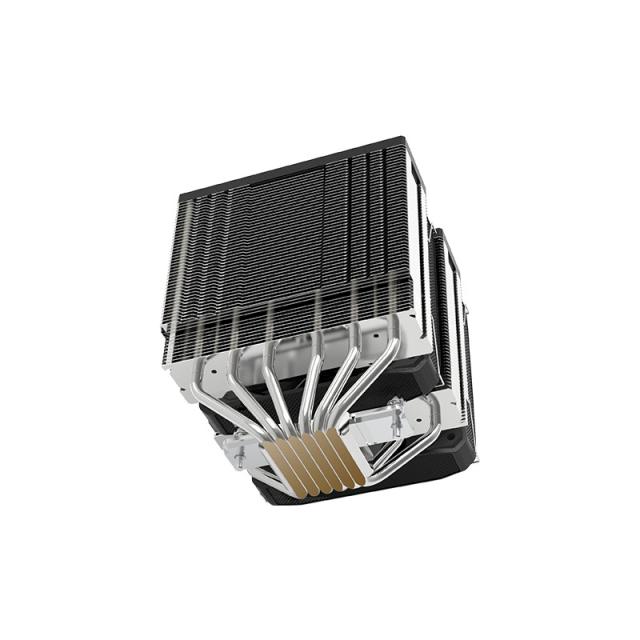 Mars Gaming - MCPU-XU6, Disipador CPU Doble Torre, TDP 350W, 2x Ventiladores de Aspas Híbridas y Rodamiento FDB de Cobre Hiperba