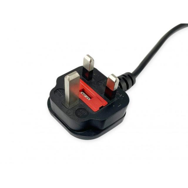 Equip - 112300 Negro 2 m BS 1363 C13 acoplador