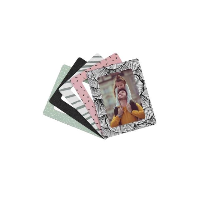 T''nB - LSMAGFRAM2 marco magnético 10 x 15 cm Negro, Gris, Rosa, Turquesa, Blanco