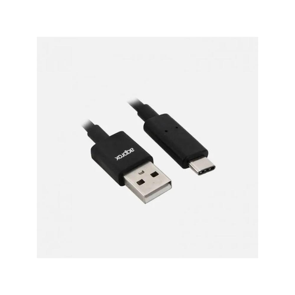 Approx - APPC40V2 cable USB USB 3.2 Gen 1 (3.1 Gen 1) 1 m USB A USB C Negro