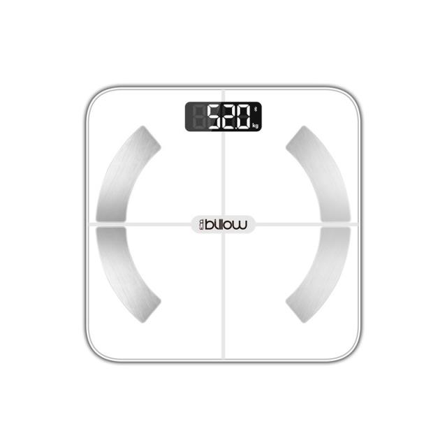 Billow - XFIT báscula de baño Rectángulo Blanco Báscula personal electrónica