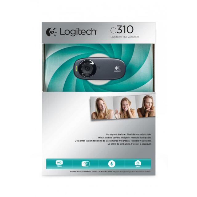Logitech - 960-001065 cámara web 5 MP 1280 x 720 Pixeles USB Negro