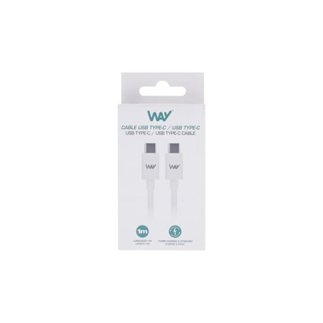 T''nB - WTCUSBC01 cable USB 1 m USB C Blanco