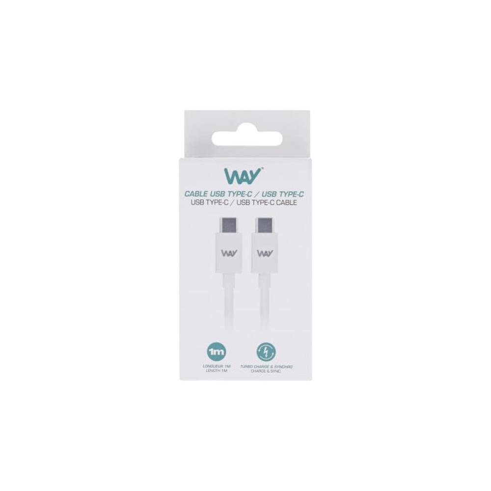T''nB - WTCUSBC01 cable USB 1 m USB C Blanco