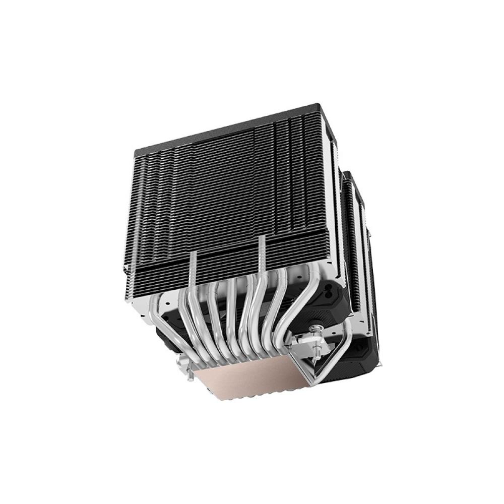 Mars Gaming - MCPU-XU9, Disipador CPU Doble Torre, TDP 400W, 2x Ventiladores de Aspas Híbridas y Rodamiento FDB de Cobre Hiperba