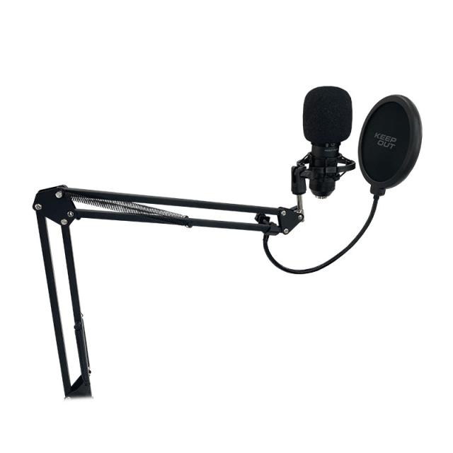 KeepOut - XMICPRO Negro Micrófono para PC