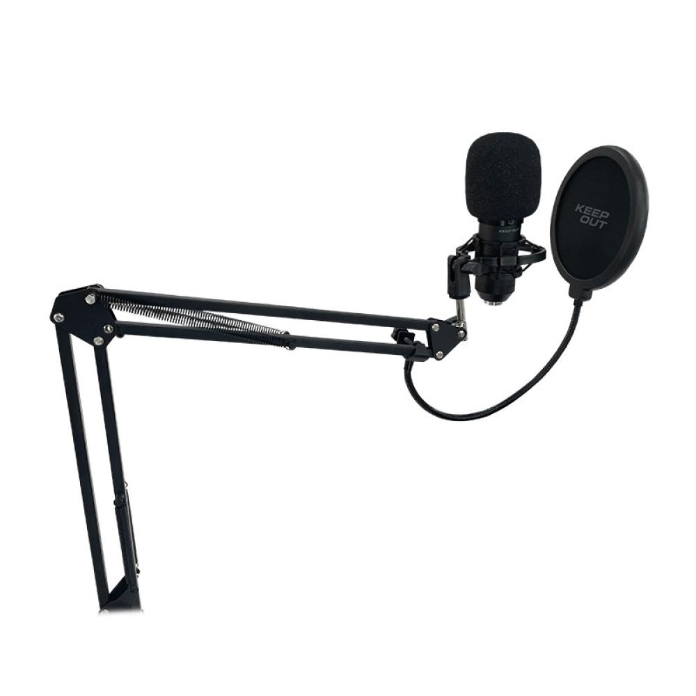 KeepOut - XMICPRO Negro Micrófono para PC