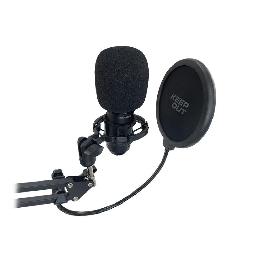 KeepOut - XMICPRO Negro Micrófono para PC