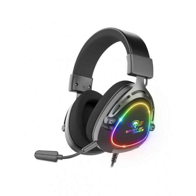 Spirit of Gamer - MIC-EH40BK auricular y casco Auriculares Alámbrico Diadema Llamadas/Música Negro