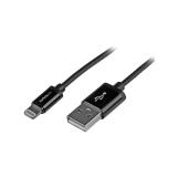 StarTech.com - Cable Lightning a USB de 1m - Cable Cargador para iPhone / iPad / iPod - Cable de Carga Rápida - Certificación MF