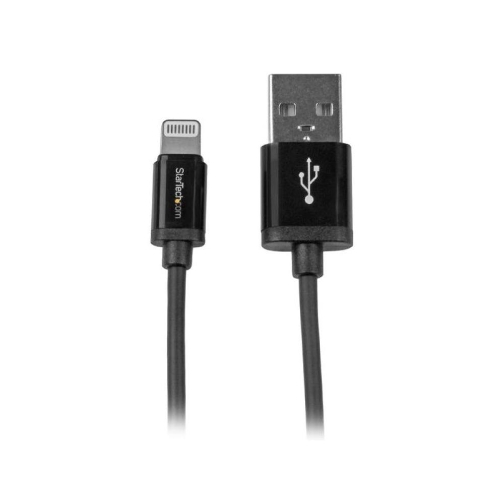 StarTech.com - Cable Lightning a USB de 1m - Cable Cargador para iPhone / iPad / iPod - Cable de Carga Rápida - Certificación MF
