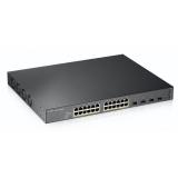 Zyxel - XGS2210-28HP Gestionado L2 Gigabit Ethernet (10/100/1000) Energía sobre Ethernet (PoE) 1U Negro