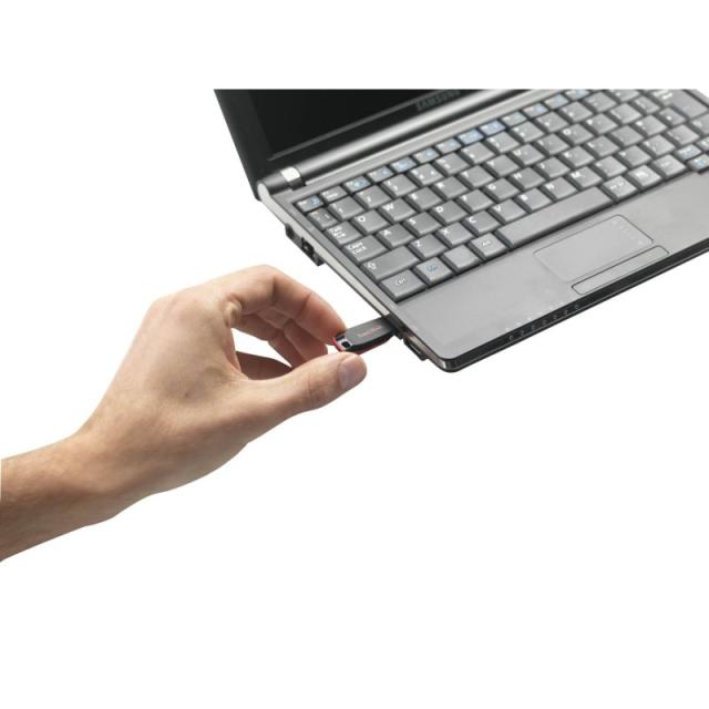 SanDisk - Cruzer Blade unidad flash USB 128 GB USB tipo A 2.0 Negro, Rojo