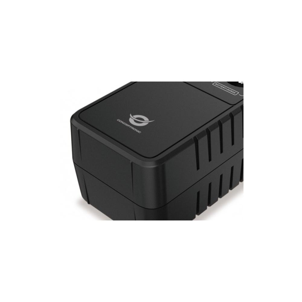 Conceptronic - ZEUS05E sistema de alimentación ininterrumpida (UPS) En espera (Fuera de línea) o Standby (Offline) 0,65 kVA 360