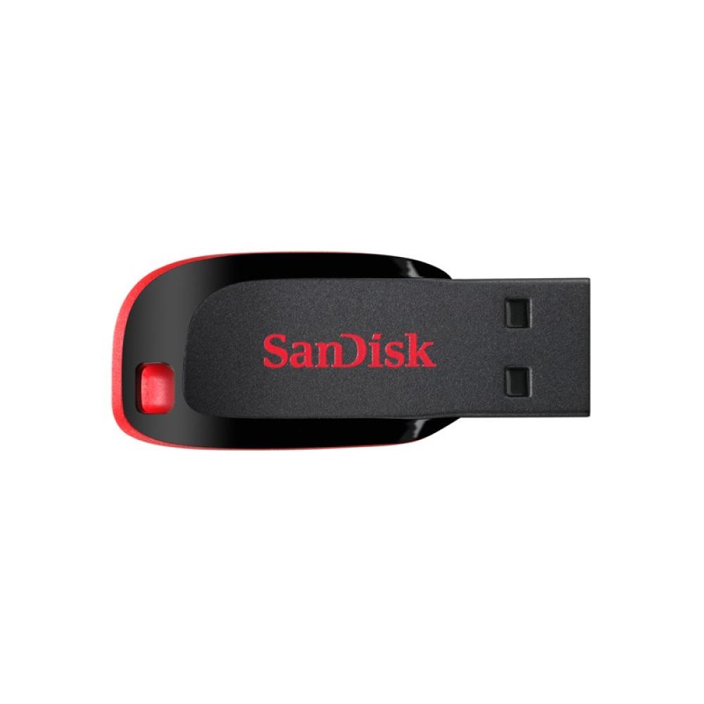 SanDisk - Cruzer Blade unidad flash USB 128 GB USB tipo A 2.0 Negro, Rojo