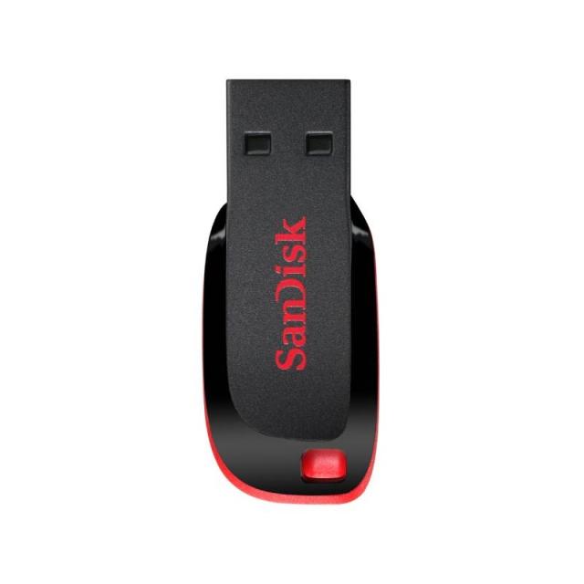 SanDisk - Cruzer Blade unidad flash USB 128 GB USB tipo A 2.0 Negro, Rojo