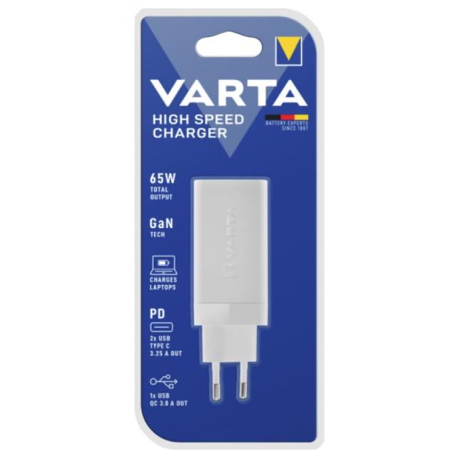 Varta - 57956 101 401 cargador de dispositivo móvil Universal Blanco Corriente alterna Carga rápida Interior