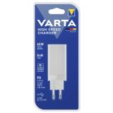 Varta - 57956 101 401 cargador de dispositivo móvil Universal Blanco Corriente alterna Carga rápida Interior