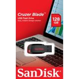 SanDisk - Cruzer Blade unidad flash USB 128 GB USB tipo A 2.0 Negro, Rojo