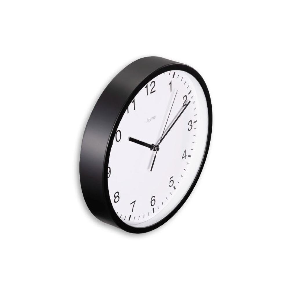 Hama - Elba Reloj de cuarzo Alrededor Negro, Blanco