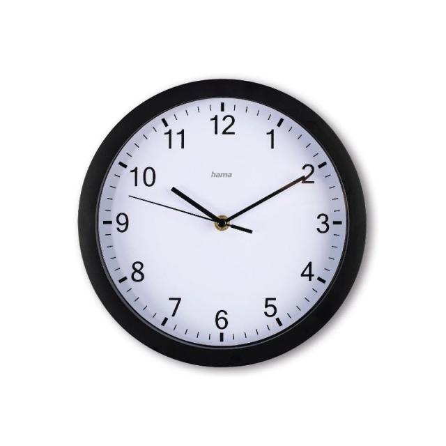Hama - Elba Reloj de cuarzo Alrededor Negro, Blanco
