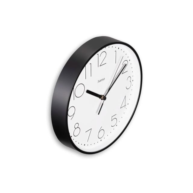 Hama - Salina Reloj de cuarzo Alrededor Negro, Blanco