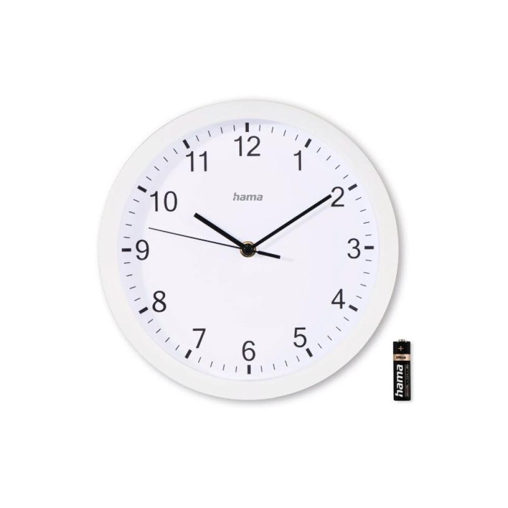 Hama - Elba Reloj de cuarzo Alrededor Blanco