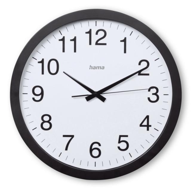 Hama - Aruba Reloj de cuarzo Círculo Negro, Blanco