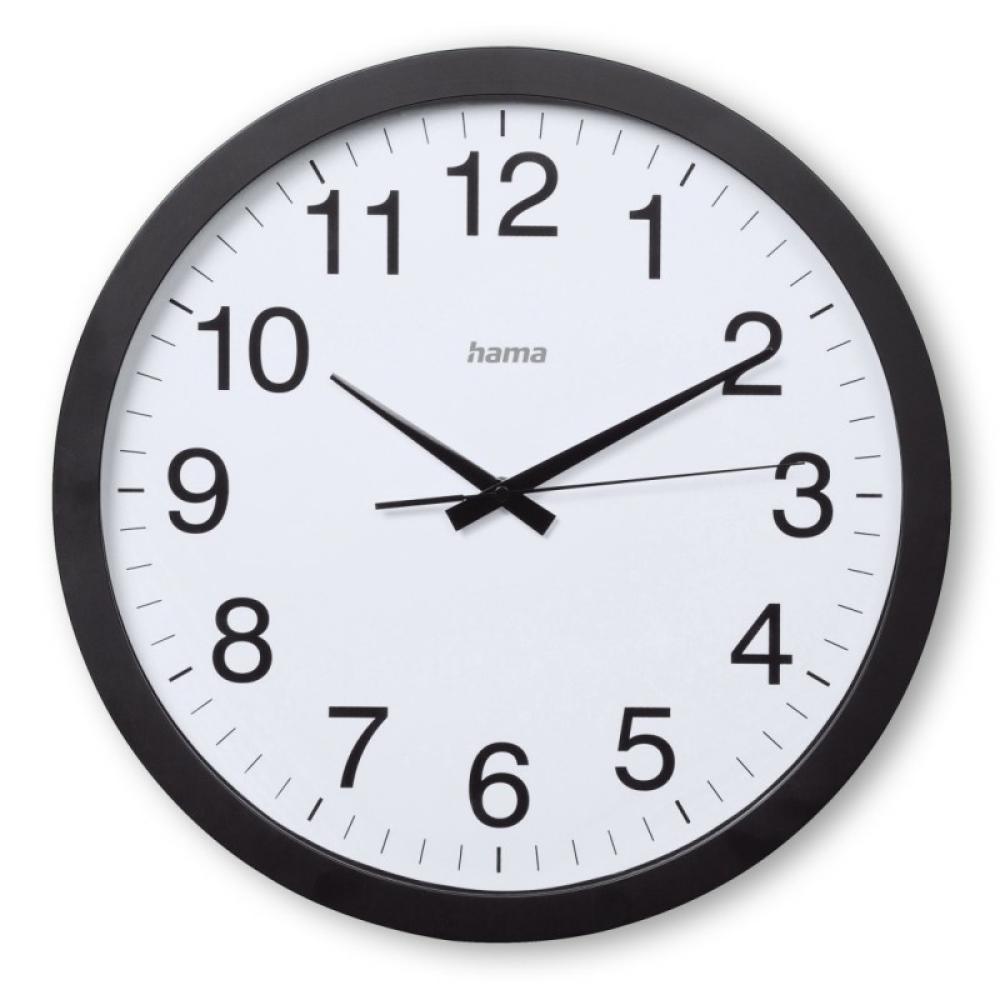 Hama - Aruba Reloj de cuarzo Círculo Negro, Blanco