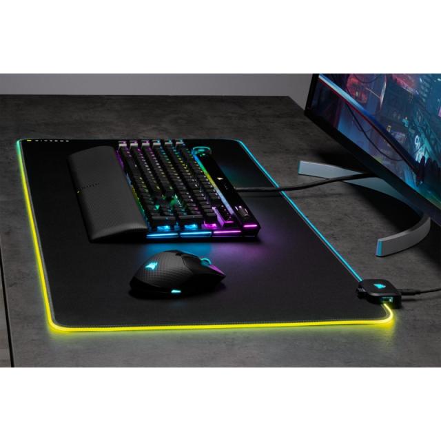 Corsair - MM700 RGB Alfombrilla de ratón para juegos Negro