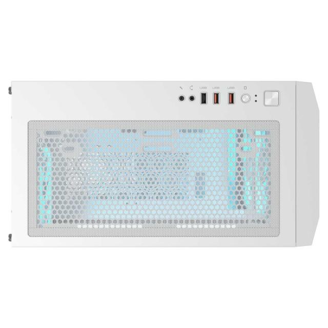 COUGAR - Uniface Mini RGB Mini Tower Blanco